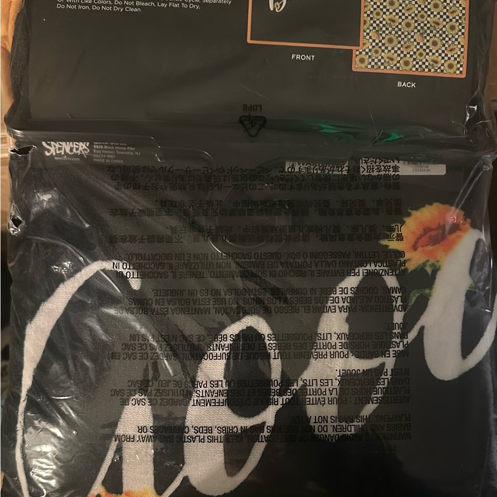 Double sided super soft fleece blanket NWT